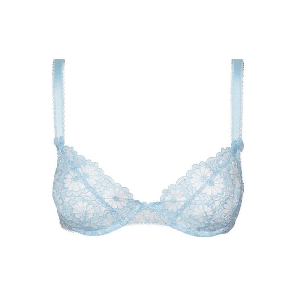 FOR LOVE AND LEMONS BLUE DAISY SCOOP BRA